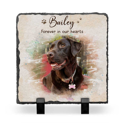 Dog Memorial Stone For Garden, Personalized Pet Loss Gifts, Memorial Gifts For Loss Of Dog, Dog Sympathy Gifts