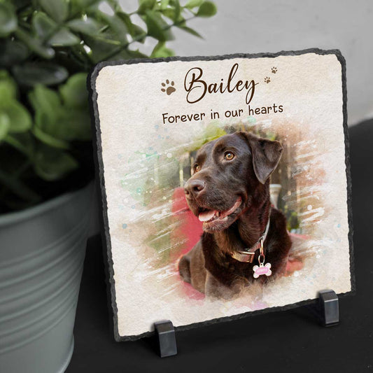 Dog Memorial Stone For Garden, Personalized Pet Loss Gifts, Memorial Gifts For Loss Of Dog, Dog Sympathy Gifts