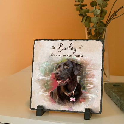 Dog Memorial Stone For Garden, Personalized Pet Loss Gifts, Memorial Gifts For Loss Of Dog, Dog Sympathy Gifts