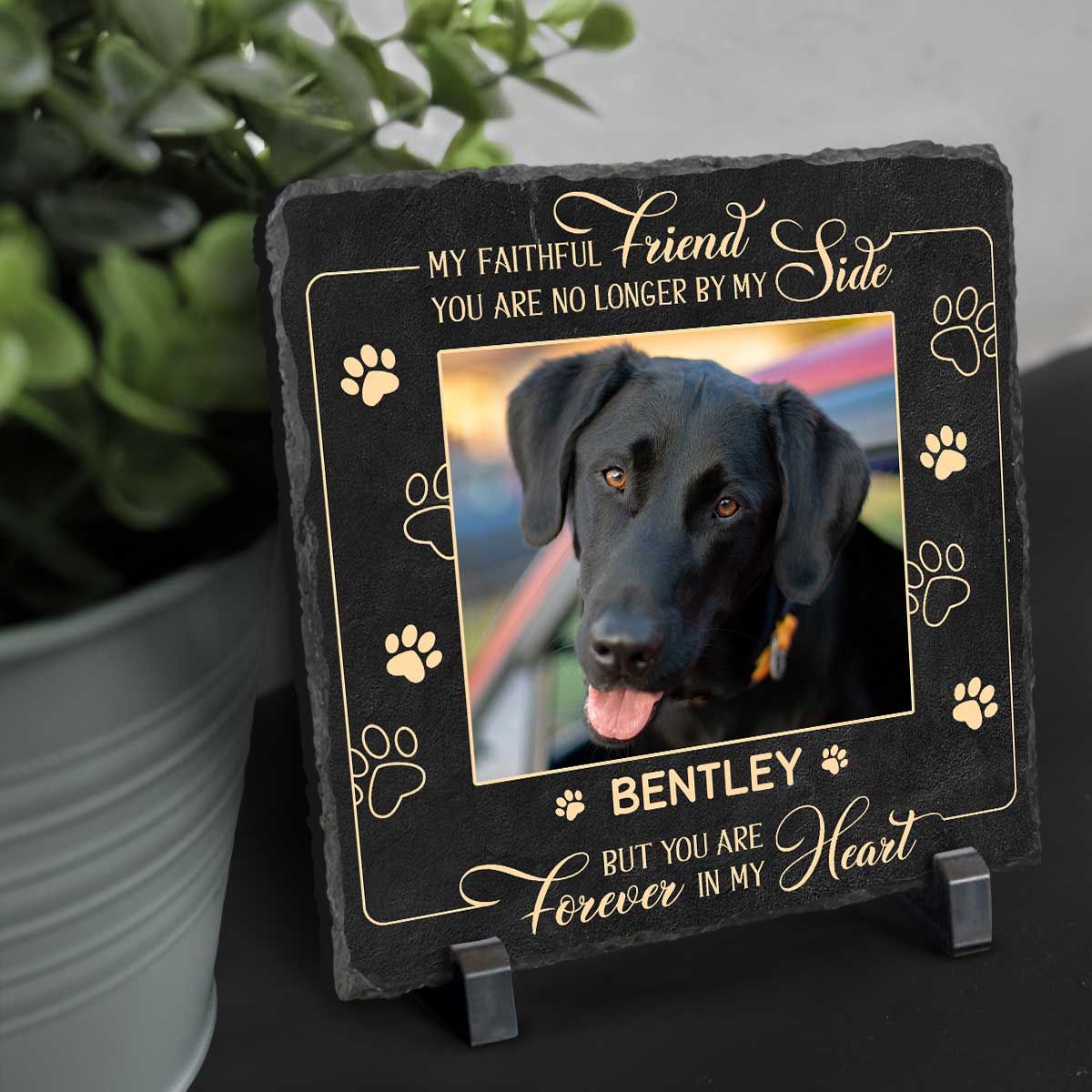 Dog Memorial Stone Personalized, Dog Remembrance Stone, Dog Bereavement Gift, Dog Death Sympathy Gifts, Pet Loss Gifts