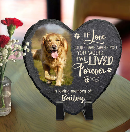 If Love Could Have Saved You Custom Memorial Stone, Personalized Pet Memorial Garden Stone, Pet Loss Gifts